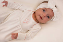 Load image into Gallery viewer, Pip Embroidered Gown -Pink Cross