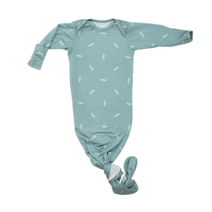 Arrow Print Knotted Newborn Baby Gown Pajamas