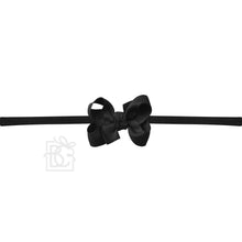 Load image into Gallery viewer, 1/4&quot; NYLON PANTYHOSE HEADBAND W/SIGNATURE GROSGRAIN BOW