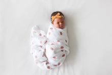 Load image into Gallery viewer, Muslin Cotton Swaddle Blanket - Large - Strawberries