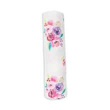 Load image into Gallery viewer, Deluxe Bamboo Swaddle - Posies