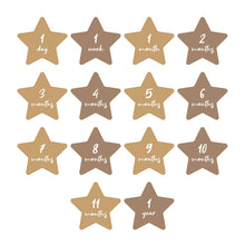 Load image into Gallery viewer, Baby&#39;s 1st Year Swaddle &amp; Milestone Cards - Stars