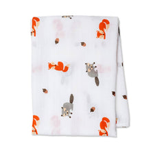 Load image into Gallery viewer, Classic Muslin Swaddle - Forest Friends