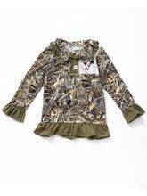 Load image into Gallery viewer, Kids Girls Duck Zipper Hunting Pullover