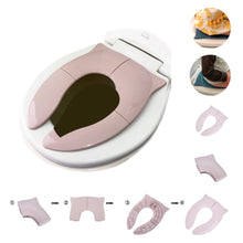 Load image into Gallery viewer, Folding Toddler Travel Potty Seat - Blush Pink