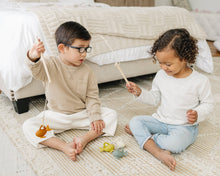 Load image into Gallery viewer, Silicone and Wood Fishing Play Set