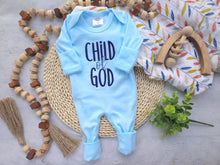 Load image into Gallery viewer, Baby Romper | Child Of God Blue