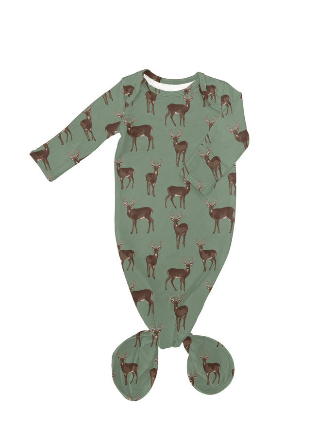 Deer - Knotted Infant Gown