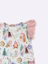 Load image into Gallery viewer, Camping Baby Romper
