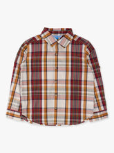 Load image into Gallery viewer, Boys Archer Plaid Long Sleeve Button Down Shirt