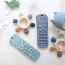 Load image into Gallery viewer, Sensory Popper Teether Phone - Dusty Pink