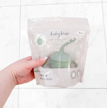 Load image into Gallery viewer, Sippy Cup with Straw, Spill-Proof &amp; Anti-Stain - Sage