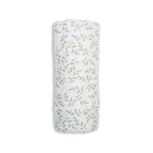 Load image into Gallery viewer, Muslin Cotton Swaddle Blanket - Large - Greenery