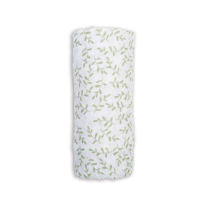 Muslin Cotton Swaddle Blanket - Large - Greenery