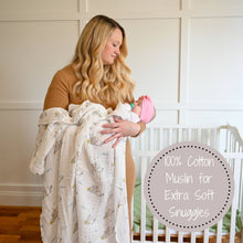 Load image into Gallery viewer, SomeBunny Loves You Baby Easter Swaddle Blanket