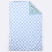 Load image into Gallery viewer, Blue Checkered Blanket