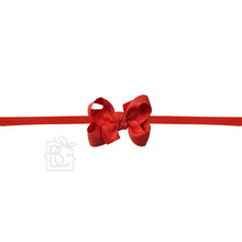 Load image into Gallery viewer, 1/4&quot; NYLON PANTYHOSE HEADBAND W/SIGNATURE GROSGRAIN BOW