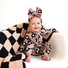 Load image into Gallery viewer, Coco RUFFLE ZIP Bamboo One Piece Flowers Baby Clothing