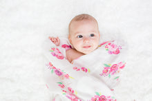 Load image into Gallery viewer, Deluxe Bamboo Swaddle - Posies
