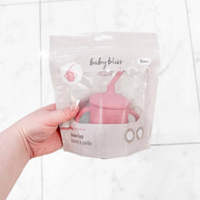 Load image into Gallery viewer, Sippy Cup with Straw, Spill-Proof &amp; Anti-Stain - Dusty Rose
