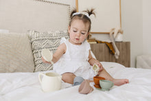 Load image into Gallery viewer, Cream Multi Mix Silicone Tea Play Set
