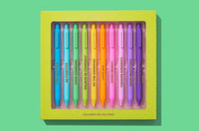 Load image into Gallery viewer, Set of 10 Colored Gel Pens