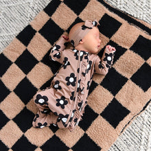 Load image into Gallery viewer, Coco RUFFLE ZIP Bamboo One Piece Flowers Baby Clothing