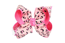 Load image into Gallery viewer, LAYERED LEOPARD BOW ON CLIP