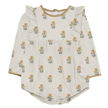 Load image into Gallery viewer, Marigold Block Print - LS Flutter Bubble