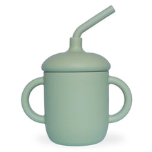 Load image into Gallery viewer, Sippy Cup with Straw, Spill-Proof &amp; Anti-Stain - Sage