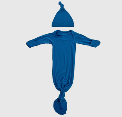 Blue Knotted Gown