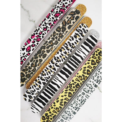 Nail File Set Cheetah and Gold