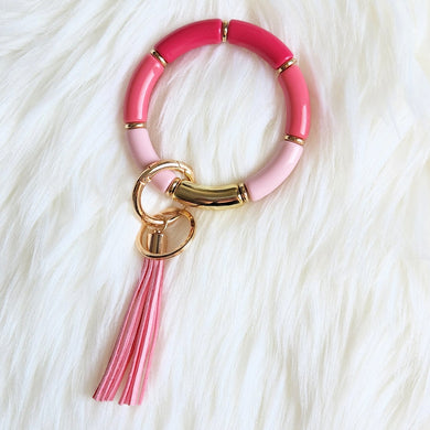 Keyring Bracelet Tassel