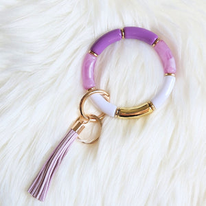 Keyring Bracelet Tassel