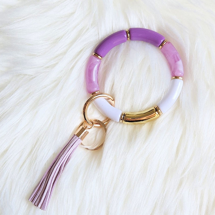 Keyring Bracelet Tassel