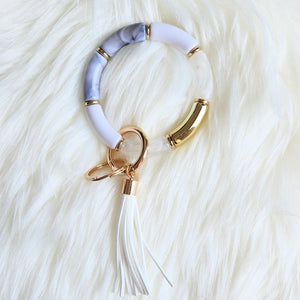 Keyring Bracelet Tassel