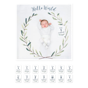 Single Cotton Swaddle & Cards