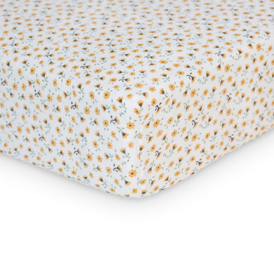 Vintage Floral Crib Sheet