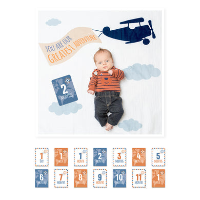 Single Cotton Swaddle & Cards