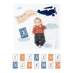 Single Cotton Swaddle & Cards