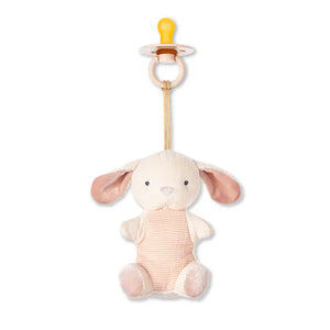 Bitzy Pal- Natural Rubber Paci & Stuffed Animal