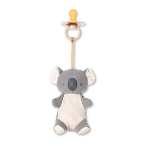Bitzy Pal- Natural Rubber Paci & Stuffed Animal