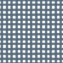 Load image into Gallery viewer, Navy Gingham Changing Pad Cover