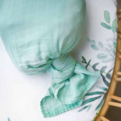 Mint Green Muslin Swaddle
